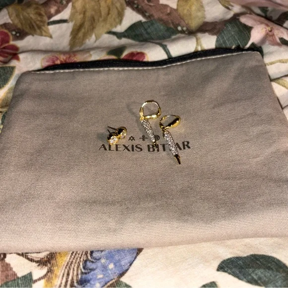 Alexis Bittar TWO pair earrings - Picture 6 of 7